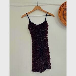 NWT Urban Outfitters Ruched Space Dress